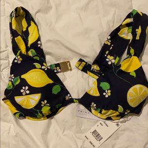 Trina Turk Lemon Bikini Underwire Top